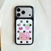 Round Edge Strawberry KT Cat iPhone 14/13 Pro Max Anti-Fall Case