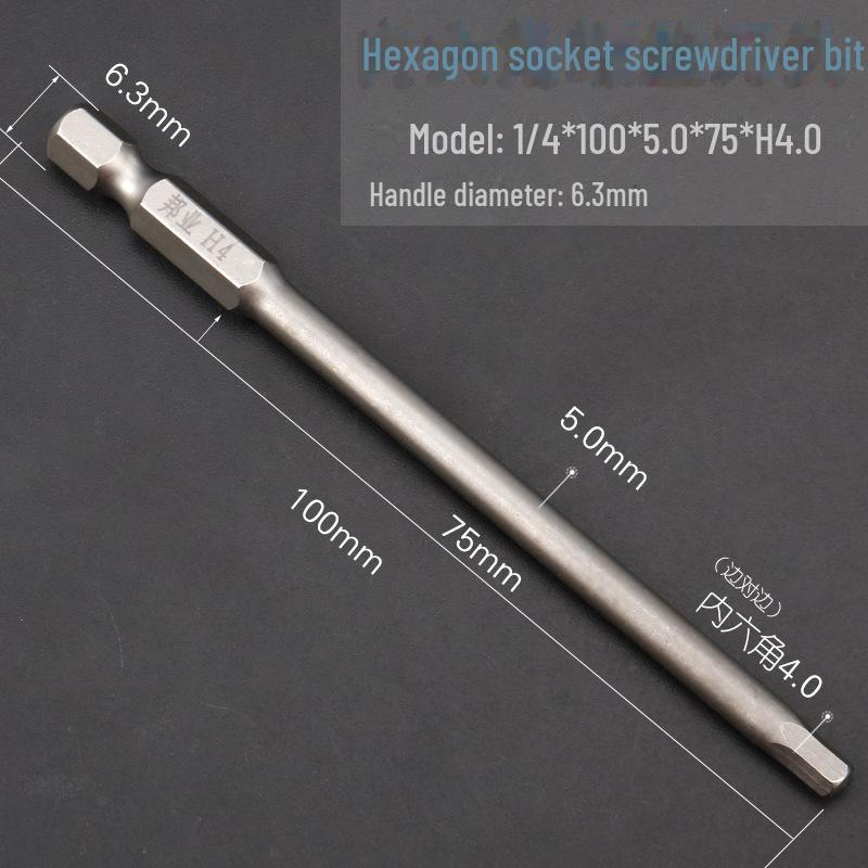 Bangye S2 Stahl Magnetischer Sechskant-Druckluftschraubendreher-Bohrer-Set 1,5–6 mm