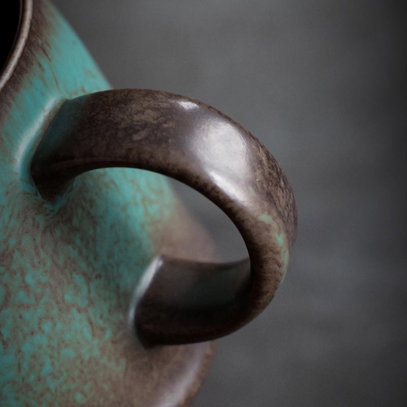 200ml Turquoise Green Ceramic Coffee Cup Creative Mug