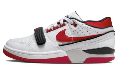 Air Alpha Force 88 Low Top Skateboard Shoes Unisex White Red DZ4627-100