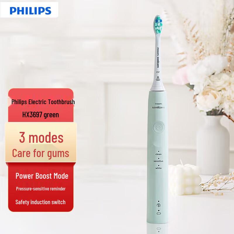 

Philips HX3697 Series Sonic Electric Toothbrush