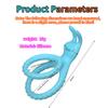 2 In 1 Men's Silicone Penis Ring Clitoris Stimulator Cock Ring Ejaculation Delay Penisring Erection Penis Ring for Men Couples