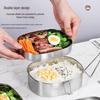201 Stainless Steel Double-Layer Steaming Lunch Box