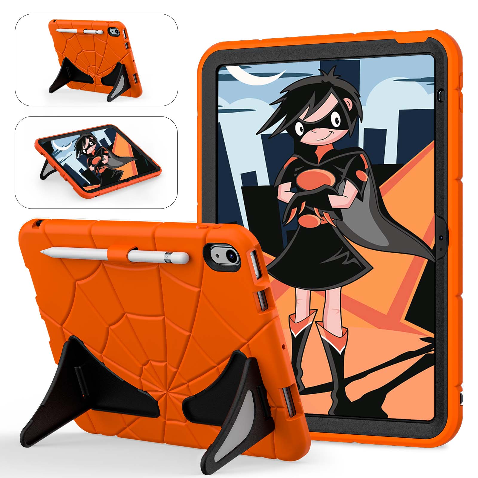 

Rugged Stand Case Universal for IPad A16 2025 11th 10.9 2022 10th Gen A3354 A3355 A3356 A2757 A2777 A2696 Kids Fun Hybrid Cover iPad A16 2025-11th