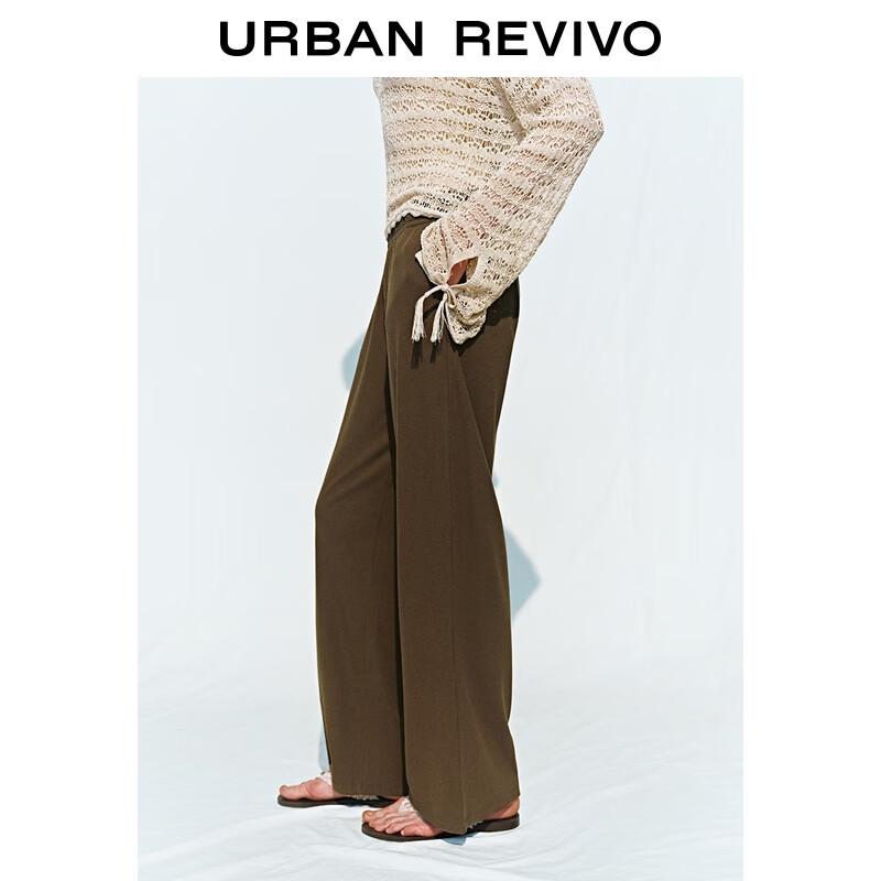 UR Women's Viscose High-Waist Wide-Leg Pants