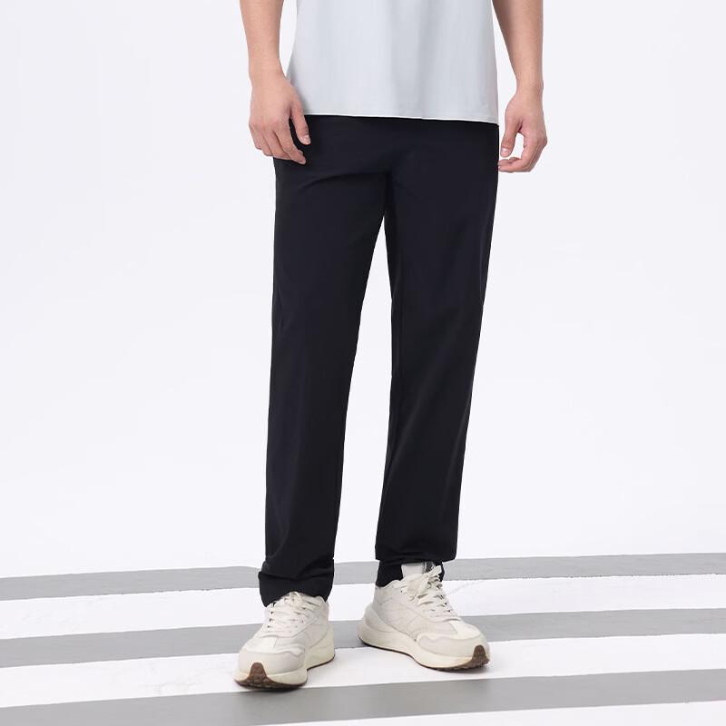 Men s High-Elastic Cool-Touch Straight Casual Pants S