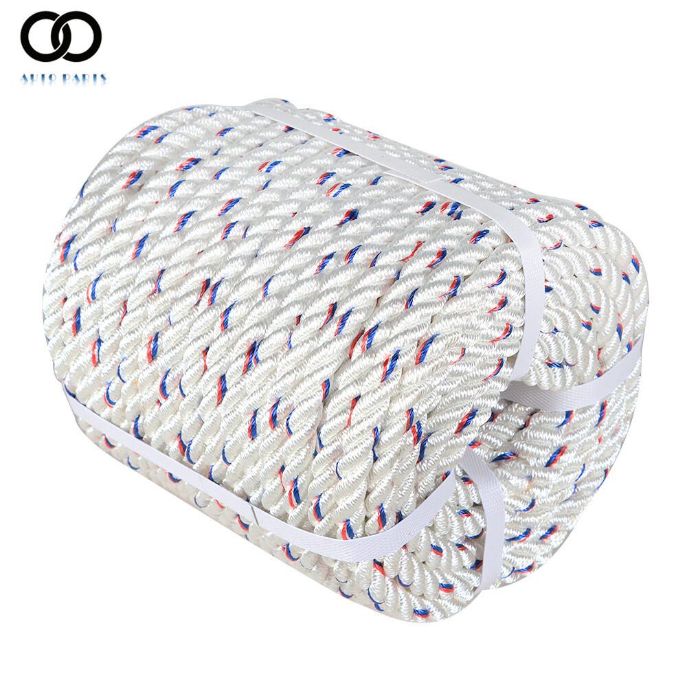 5/8in x 150' Double Braid Rope Polyester Arborist Rope Rigging Line Sailing Rope