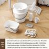 OIMG 8-Piece Student Dormitory Washbasin & Bucket Set
