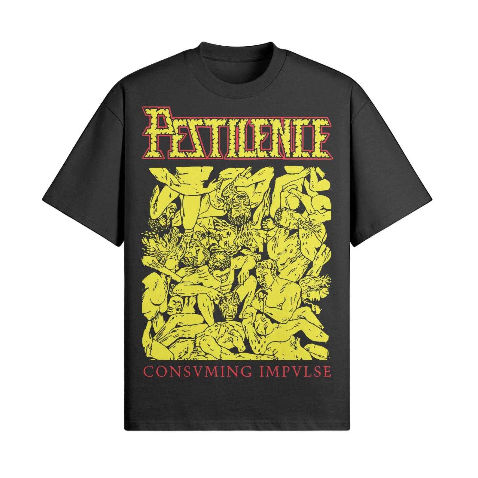 PESTILENCE T-Shirt 425 GSM | Unisex Premium Heavyweight Oversized 100% Cotton 4XL