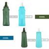 Outdoor 250/500ml Soft Flask Collapsible Folding Sport Water Bottle Lightweight Wide Mouth Water Bag Hiking Bicycle