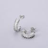 Fashion Snake-shaped Willow Leaf Chain Earrings - Unique and Versatile Ear Jewelry - Heart-shaped Round Beads Ear Decorations