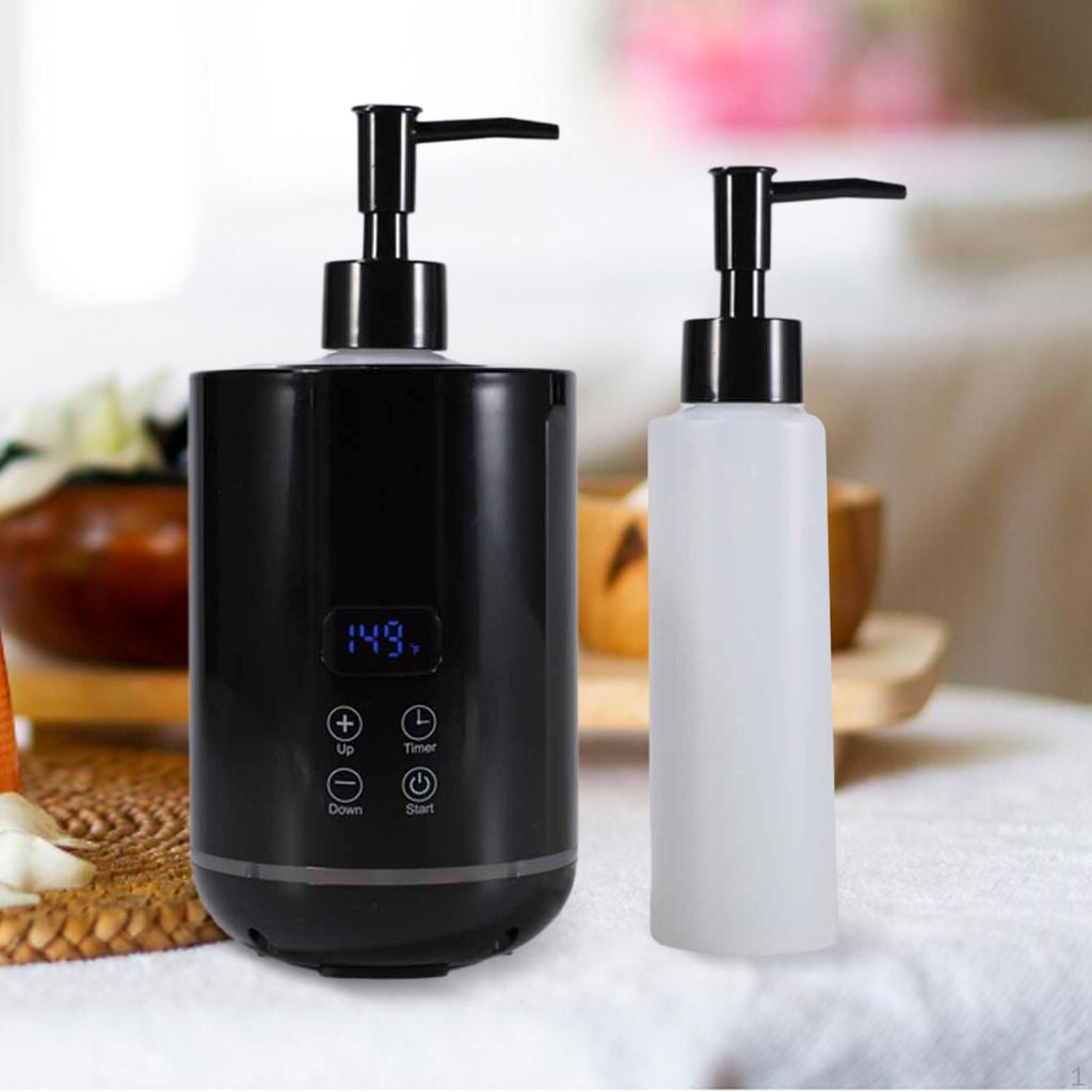 Ohřívač masážního oleje Digitální ohřívač Narozeninový dárek Vyhřívaná pleťová voda Krém Nastavitelná teplota Holič