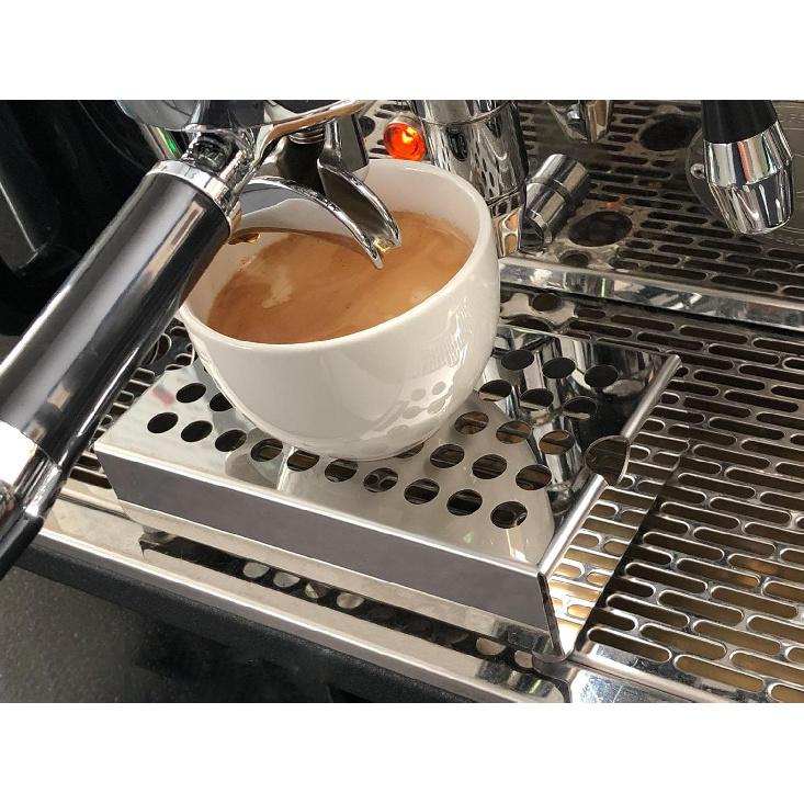 YOLOYO Coffee Drip Tray, Espresso Cup Riser Stand, Espresso Mug Riser Holder with Premium Stainless Steel for Espresso Machines, Height 40mm