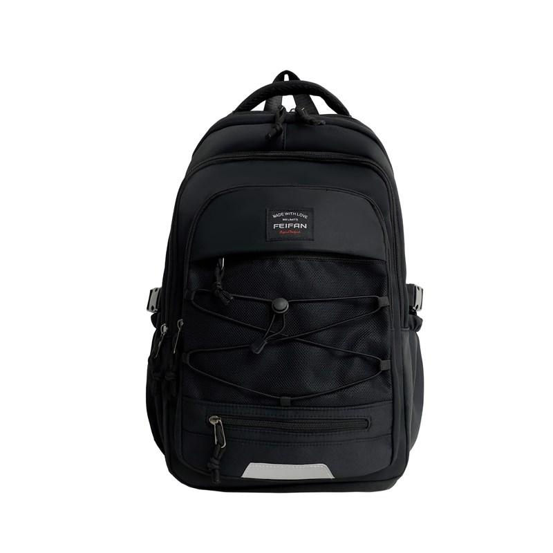 

Студентський рюкзак великої місткості чорний