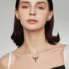 Modisches und elegantes Phönix-Anhänger-Halsketten-Set für Damen, Geburtstags-/Jubiläums-/Feiertags-Schmuckgeschenk für Ehefrau, Freundin