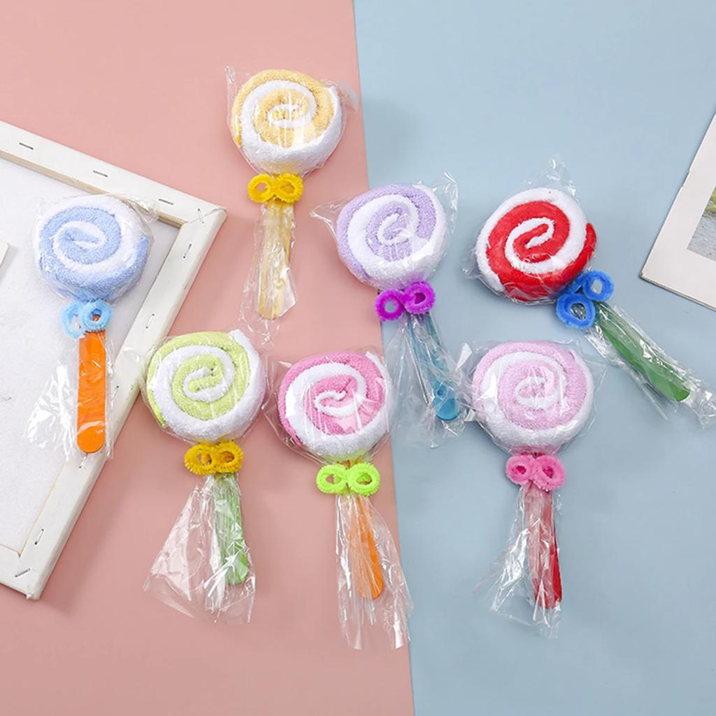 1/3/5pcs - Creative Gift Valentine's Day Cake, Towel, Lollipop, Wedding Gift, Birthday Gift, Wedding Gift-random Color