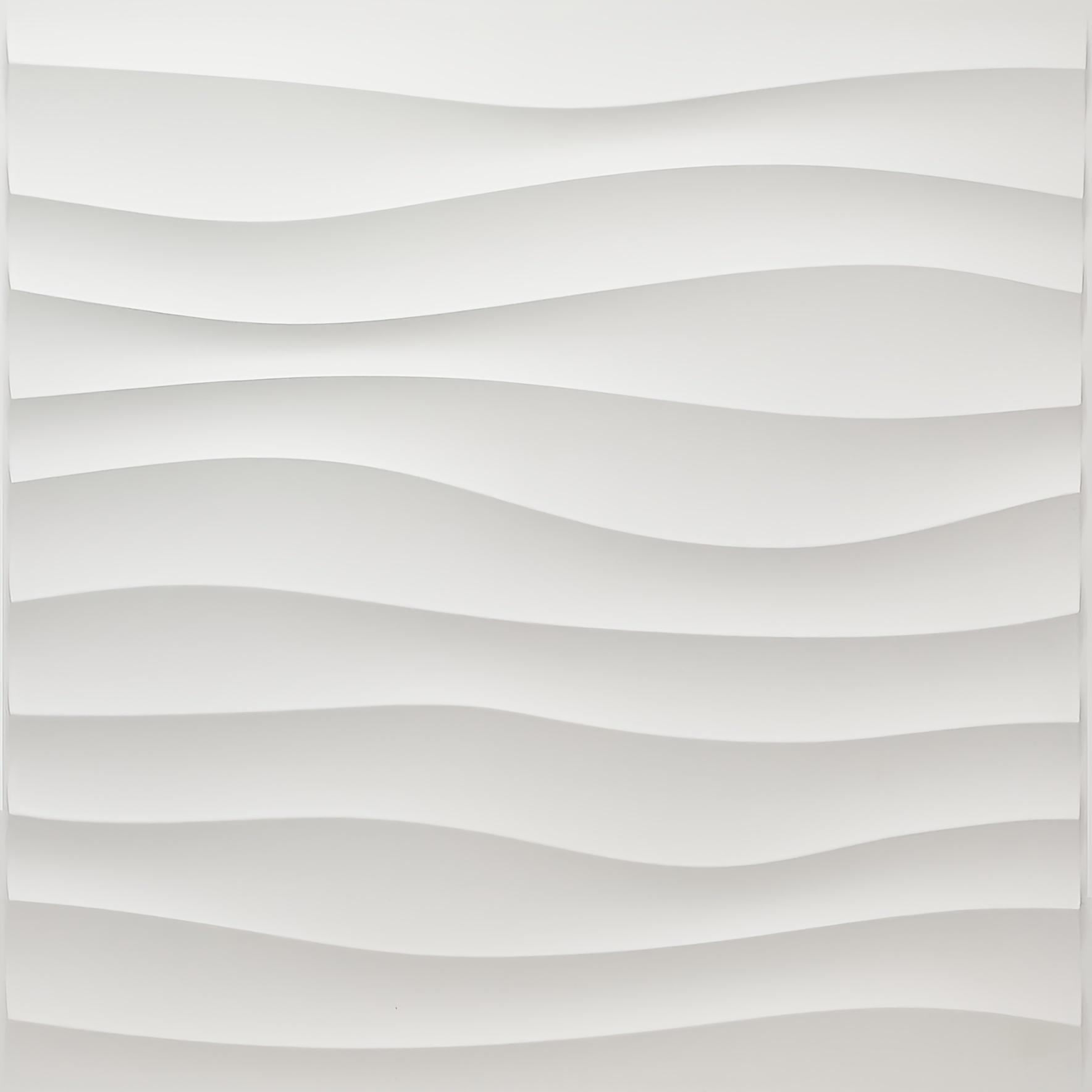 

12 шт. 30x30 см 3D текстурированные ПВХ стеновые панели водонепроницаемые панели для кухни гостиной ванной комнаты коридора офиса дома общежития декор 12pcs белый