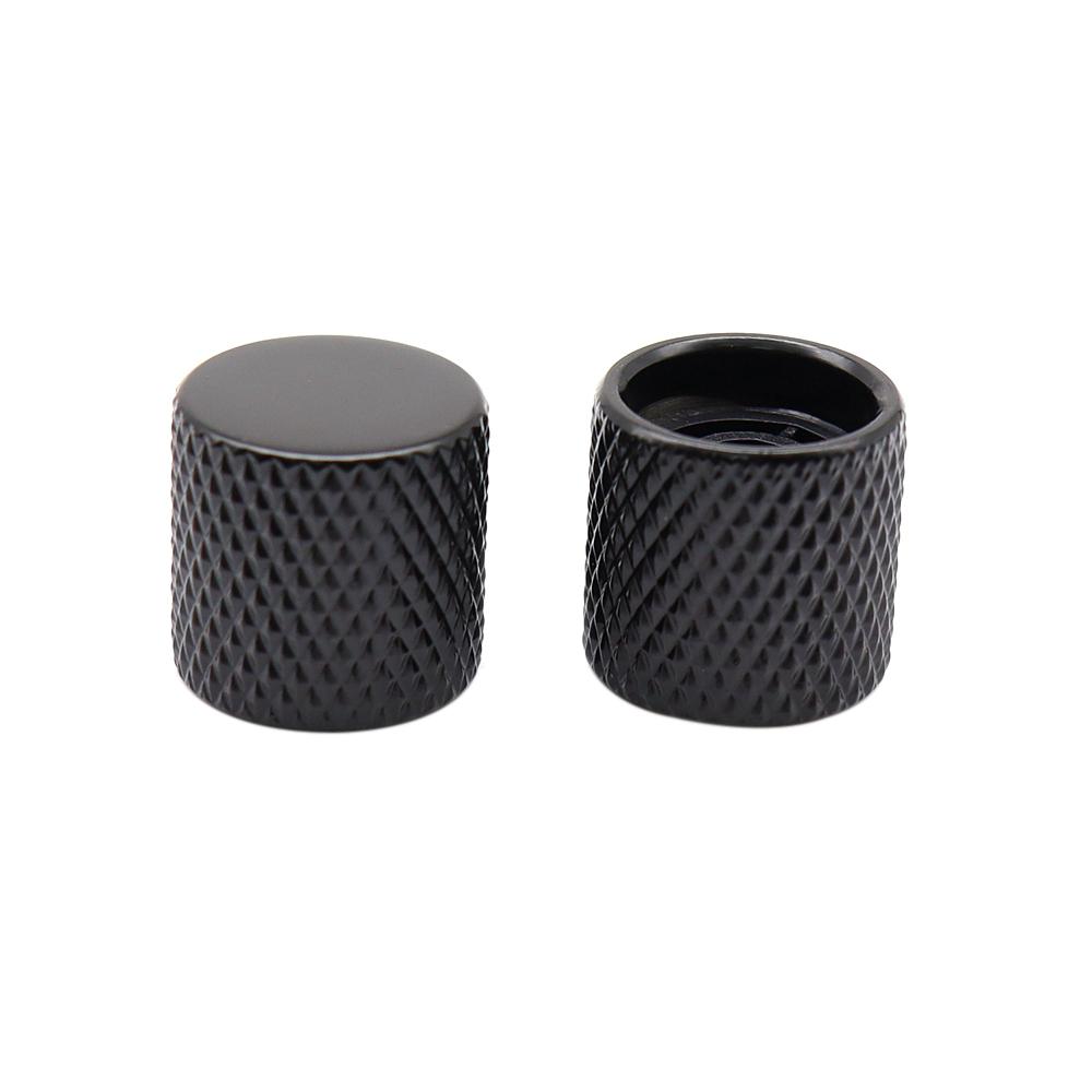 1pcs/2pcs Metal 6mm Flat Top Tone Guitar Volume Tone Knobs Potentiometer Control Knobs For Electric Guitar Bass