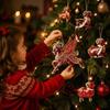 2D Christmas Tree Ornament Hanging Christmas Decor New Christmas Sheep Ornament  Home