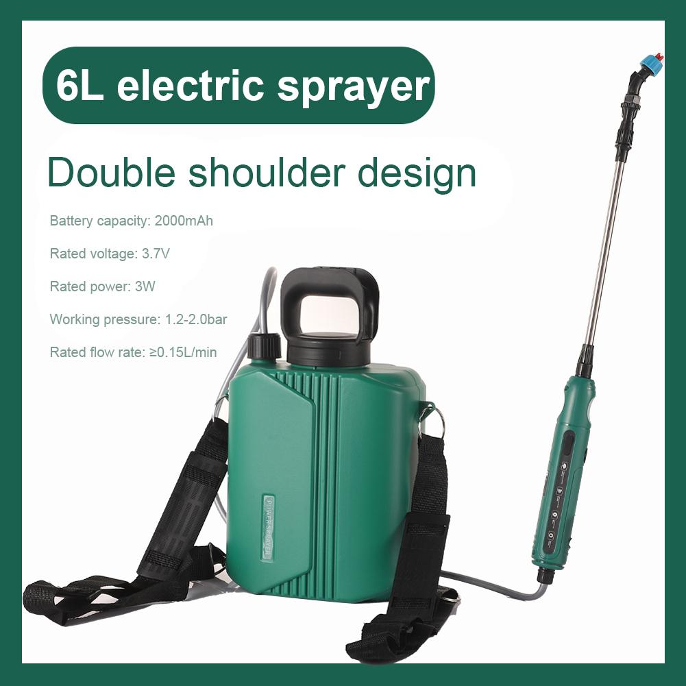 Portable Electric Sprayer Shoulder Style Spraying Machine Garden Sprayer Rechargeable Handheld Pesticide Sprayer for Farms Lawn