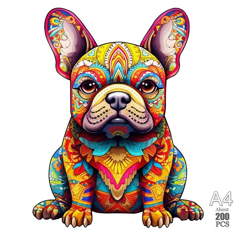 Dinosaur Wooden Jigsaw Puzzles Art Unique Butterfly Animal Shaped Puzzle Diy Leisure Game For Adults Kids Family Home Decor