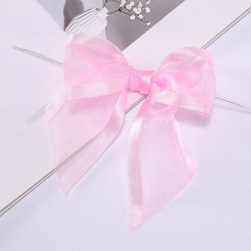 30pcs/bag Bow Accessories Packaging Decoration Gift Wrap Bows Handwork DIY Party Decoration 9x12cm