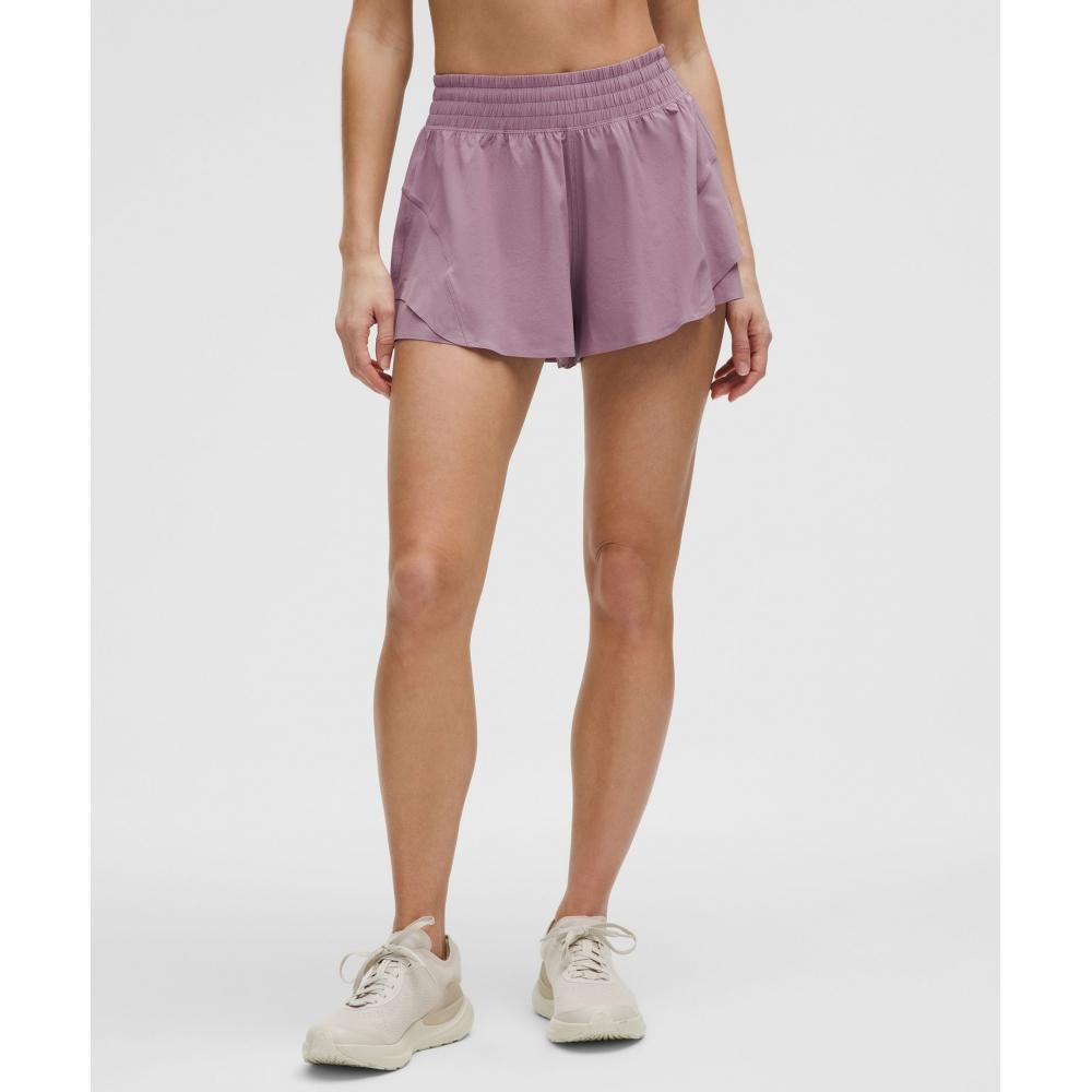 

Lululemon Shake It Out High Rise Running Short 2.5 Lavender Lux XXXS