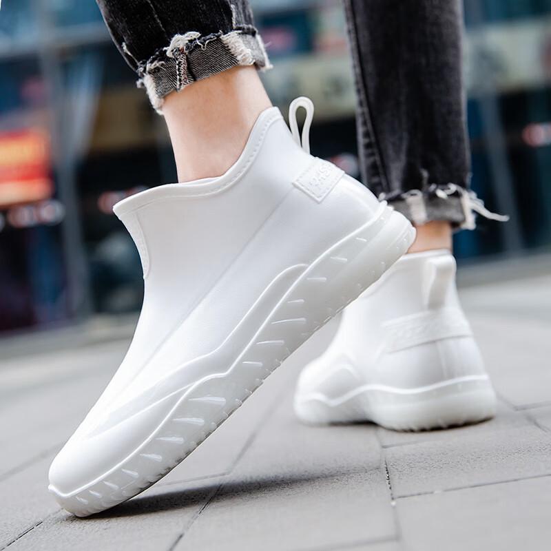 Longchan Unisex Fashion Waterproof Rain Shoes