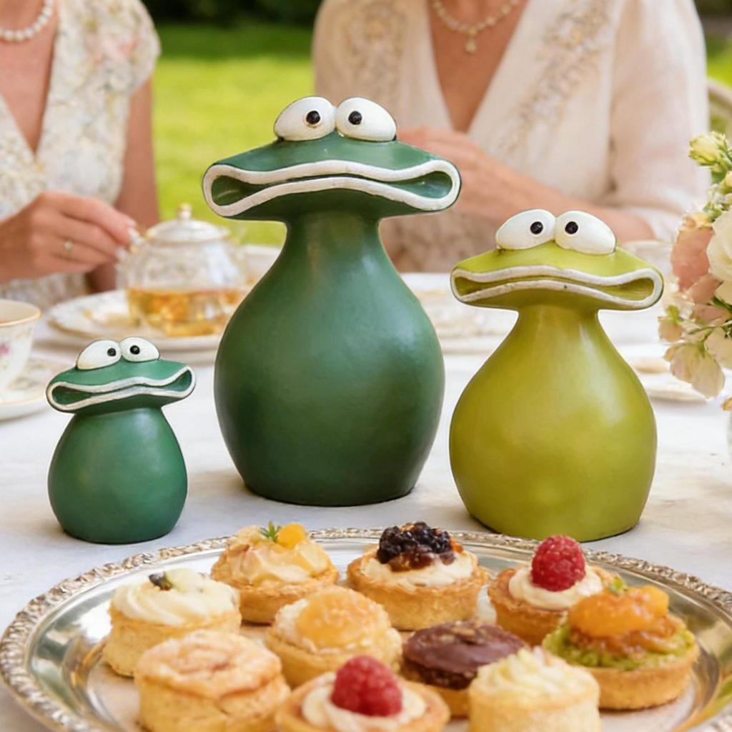 Frosch Gartenstatue 3-teilig Wetterfestes Harz Außen Großer Mund Frosch Hoffiguren für Innen Außen Hof Terrasse Hinterhof