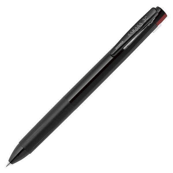 Zebra 3 Color Sarasa Clip Ballpoint Pen 3C Black  Transparent  Blue Black  White  Replacement 05mm