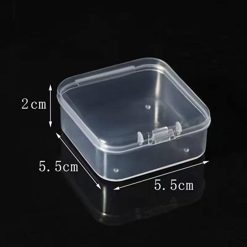 Clear Organizer for Nano Beads and Jewelry Accessories – Transparent Plastic Storage Box for Beading, Nail Art, and Craft Supplies
