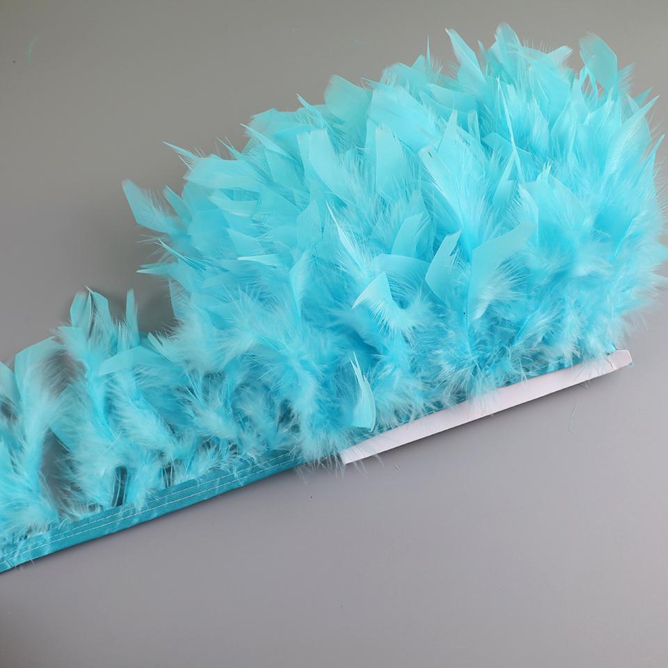 Feather10-15cm Marabou Feathers Trim DIY Wedding Turkey Feather Ribbon Crafts Sewing Clothing Party Plume Handmade Home Decor