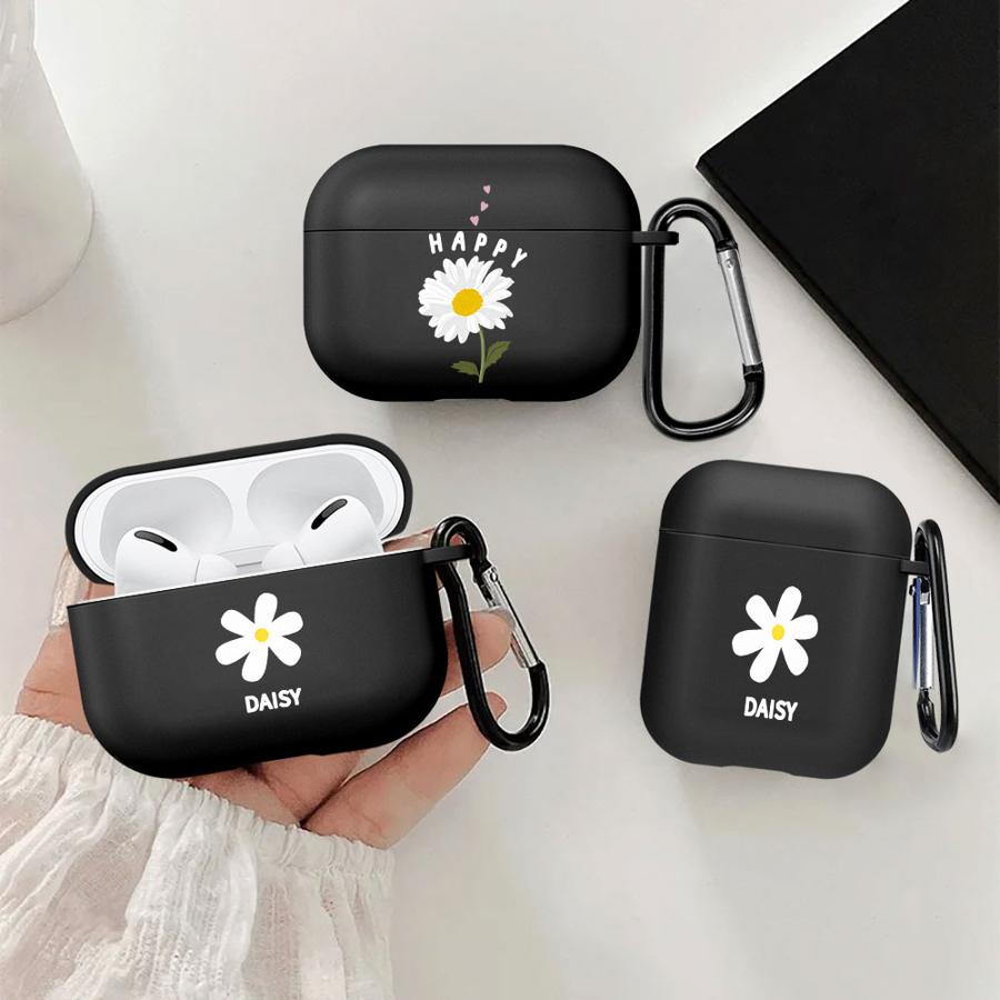 Cartoon Daisy Case For Airpods 4 Pro2 3 1 2 Pro3 Pro Earphone Cases Cover