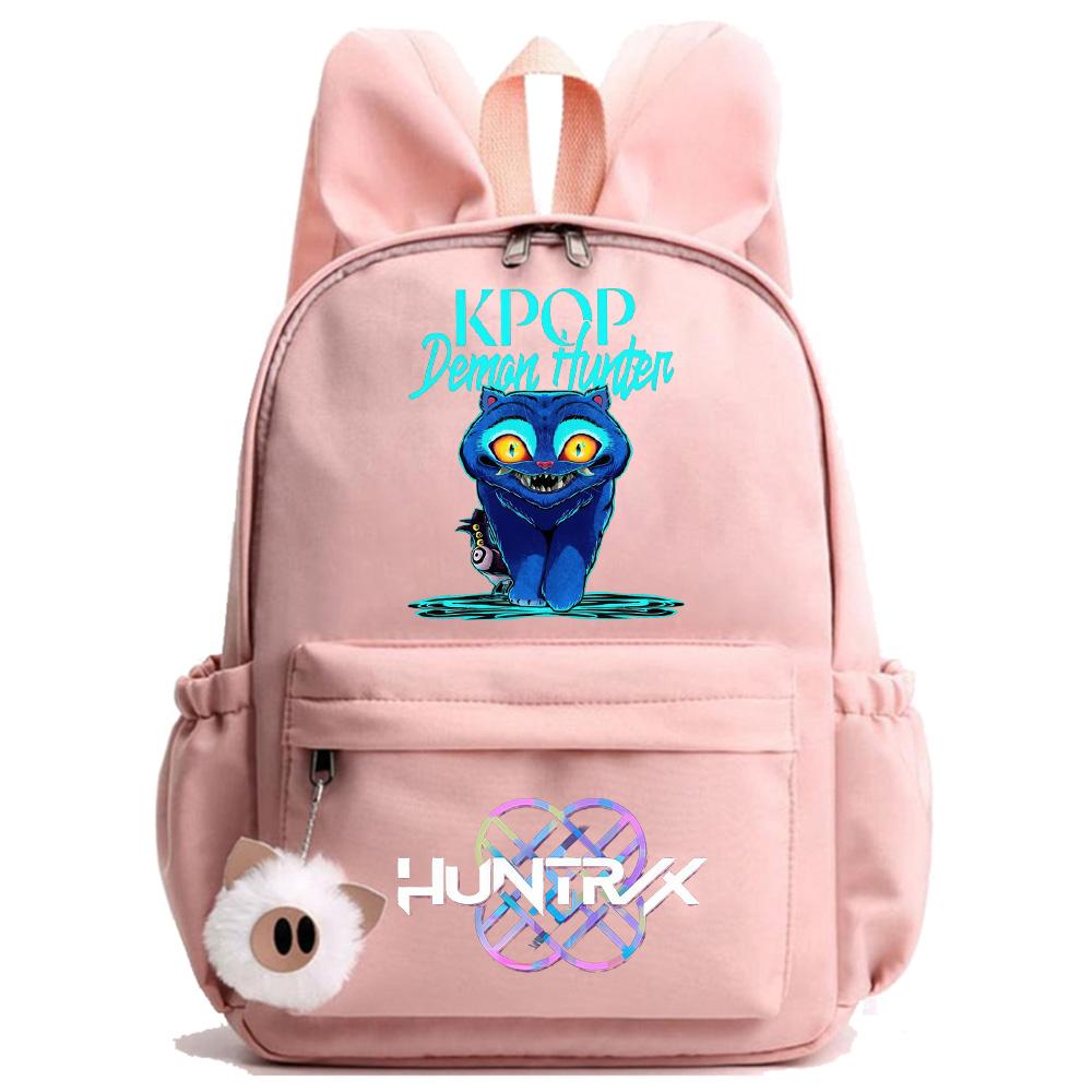 

K-Pop Printed Waterproof Backpack Student Teenager Bookbag for Boy Girl Bookbag Schoolbag Women Large Capacity Travel Bag Kid Gift Mochila