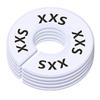 5Pcs Organizing Hangers Clothing Rack Size Dividers DIY Craft Plastic Round Hangers Closet Dividers Wardrobe Separator Round