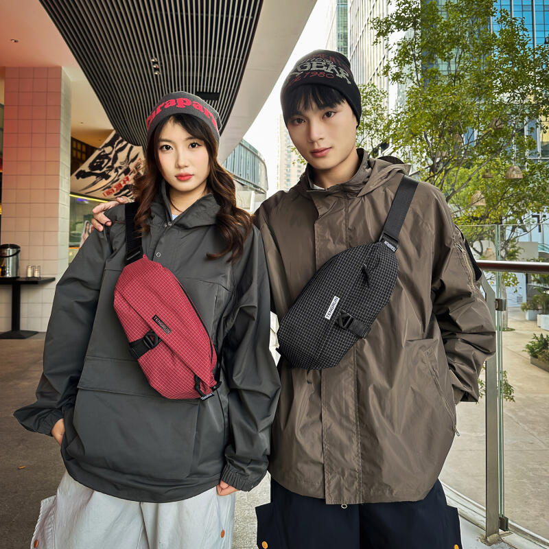 Chest Bag Men's Outdoor Sports Cycling Waist Bag Crossbody Bag Women's Lightweight Commuting Shoulder Bag