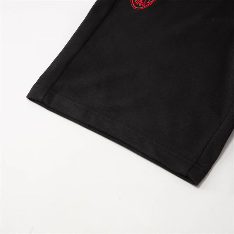 Puma Ac Milan Logo Comfortable Breathable Football Sports Casual Shorts Men shorts Red Black 777673-04