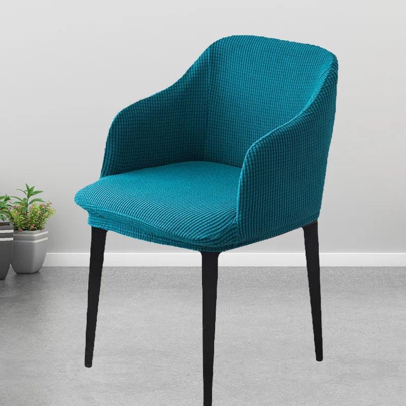 Polar Fleece Armchair Cover Wingback King Back Chair Cover Hotel And Home Party Banquet Seat Cover Home 1/2/4/6PCS