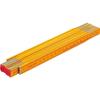 Mètre Pliant - BGS - 92051 - Bois - 2 M - Échelle Mm Double Face