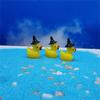 50Pcs Resins Duck Minaiture Statue With Witch Hat Halloween Gift For Moss Terrariums Display Garden Landscape Ornaments