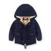 Giacche Invernali in Pile da Esterno per Bambini per Ragazzi con Cappuccio Calde Bambini Ragazzo Capispalla Antivento Autunno Casual Cappotti Abbigliamento per Neonato