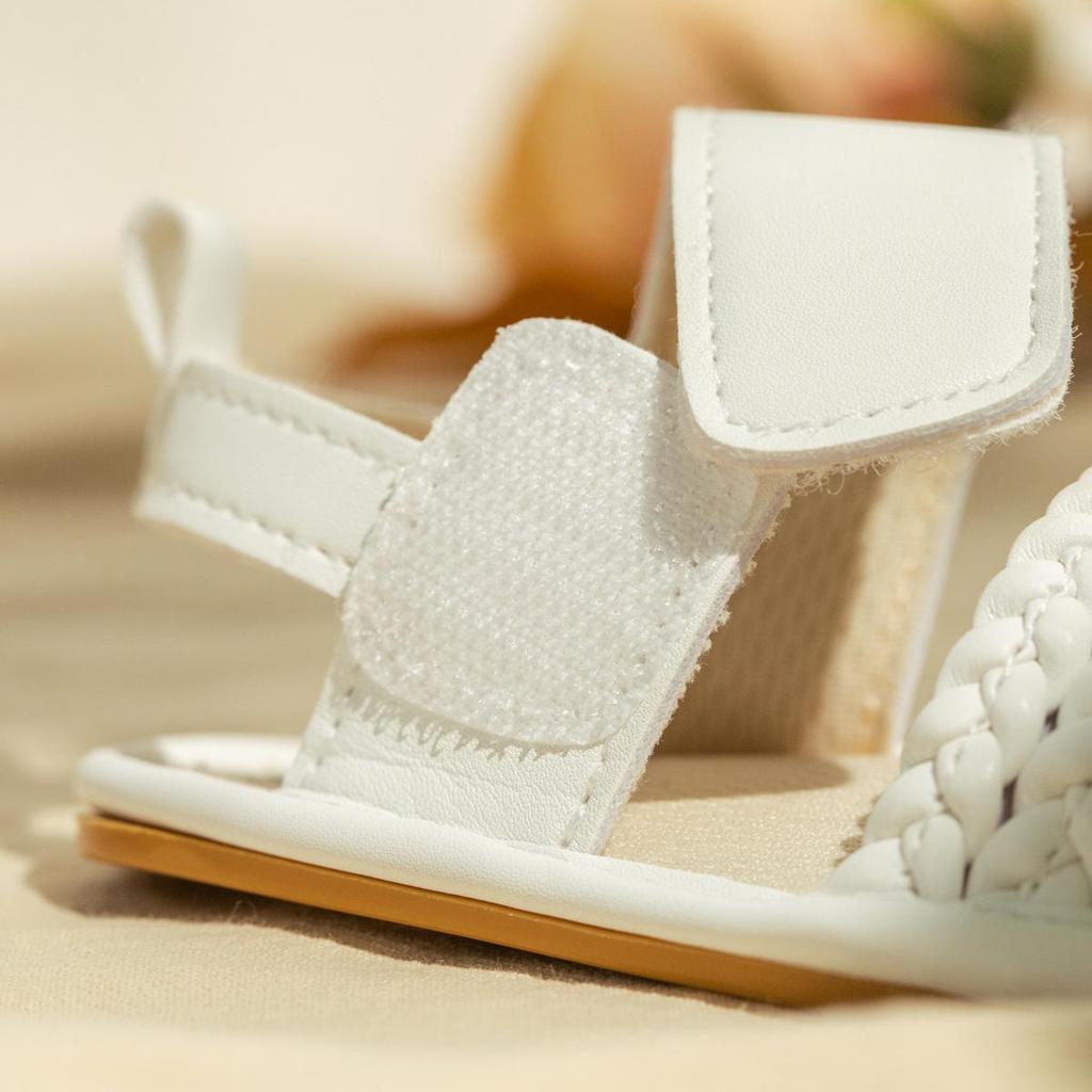 2024 Velcro Baby Sandals – Soft, Breathable, Non-Slip Rubber Sole for Girls