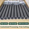 1pcs 1000mm Lengt Carbon Fiber Tube OD18-35mm High Hardness Composite Material 3K Twill Matte for Plant Protection Aircraft Part