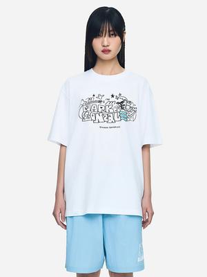 BARREL Mg Uni Graphic Short Sleeve T-Shirt White (B5Suwss253Wht)