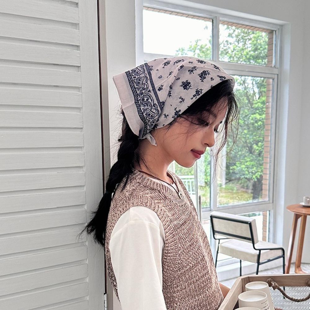 Photo Props Lace Hair Scarf Gentle Hair Band Strap Travel Beach Headscarf  Women Girls