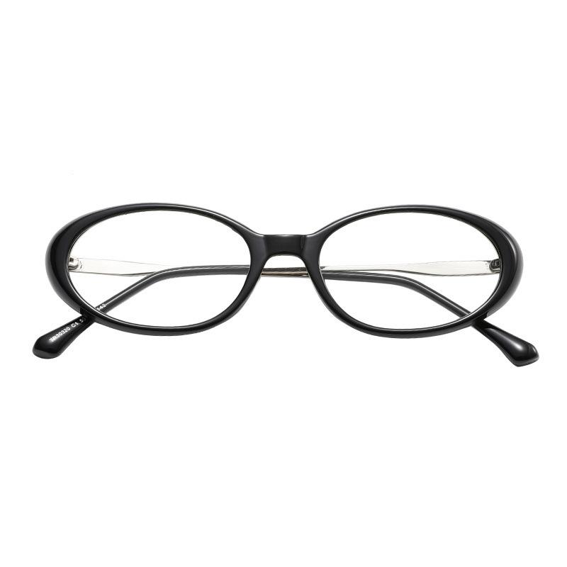 New Stylish Men'S Eyeglass Frame Oval Shape Anti Blue Light Women Glasses Frame Korean Style Eyeglass Frames For Women