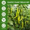2 Stück Pflanzenzelt Rankgitter Netz Elastisches Rankgitter mit Haken Garten Vegetation Pflanzenkletterhilfe Blumen