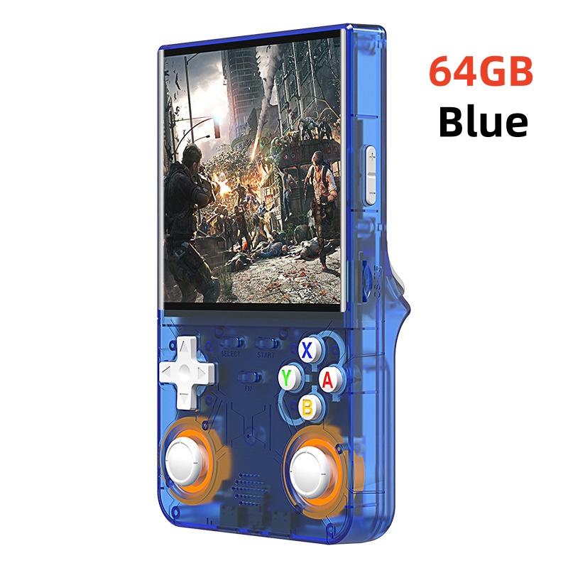 Retro R36 Ultra Handheld Video Game Console 4.0 Inch IPS Screen 128GB Preloaded Games Portable Pocket Player with Linux System