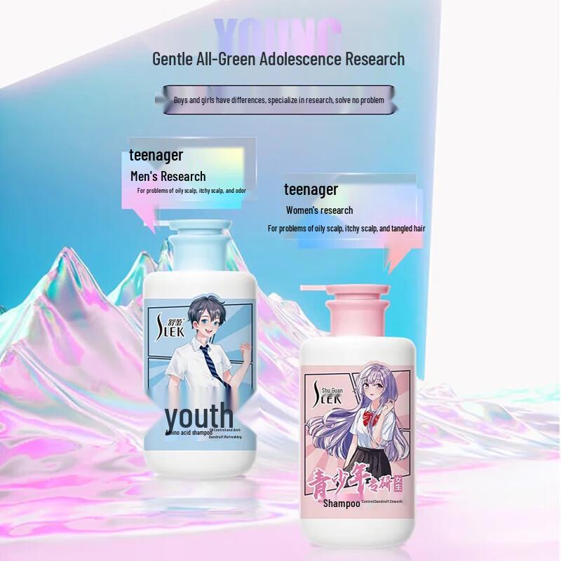 SLEK Teen Boys Oil Control Anti-Dandruff Shampoo