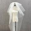 Cathedral Bridal Headpiece White Bride Veils Comfortable and Multilayer Tulle Veils Headpiece for Wedding Ceremony Wear